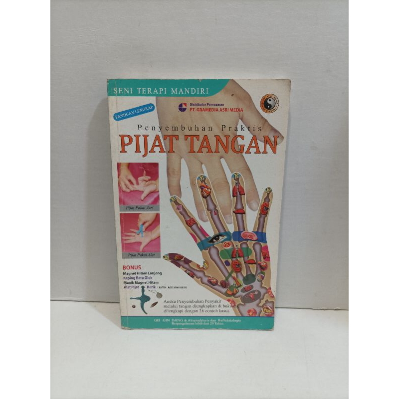 Buku Penyembuhan Praktis Pijat Tangan By Oei Gin Djing