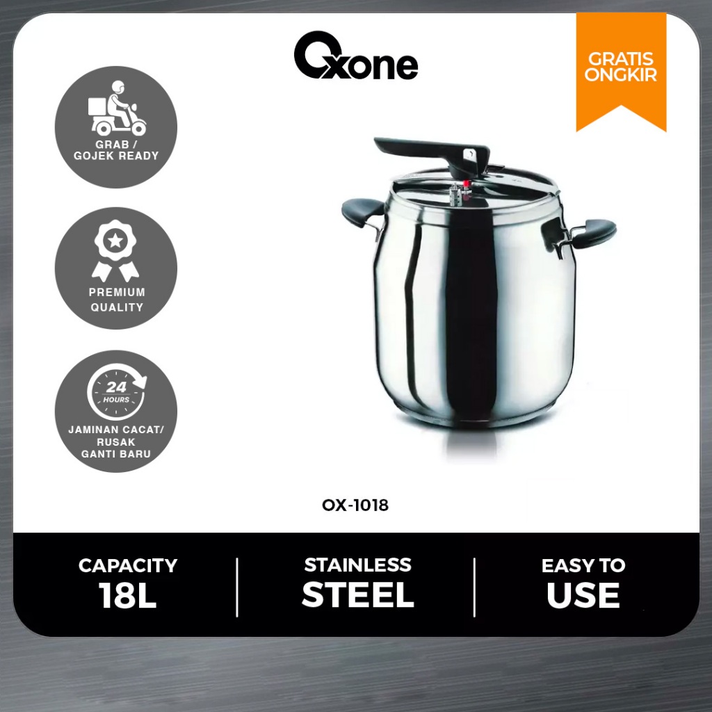Oxone OX1018 Professional Pressure Cooker 18L