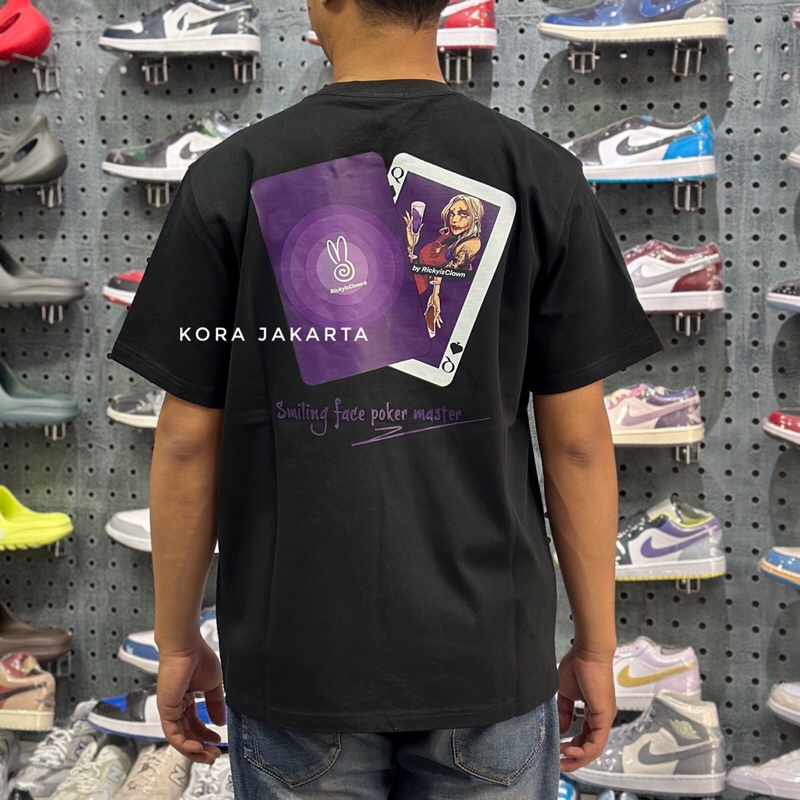 RIC Ricky Is Clown Poker Face Queen Black Brand New Original 100%