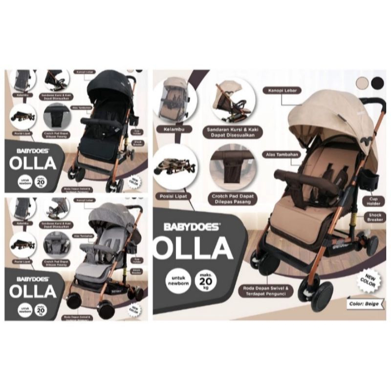 Stroller Babydoes OLLA / OLLA R / OLLA CX / OLLA+ / OLLA R+ | Stroller Bayi | kereta dorong bayi