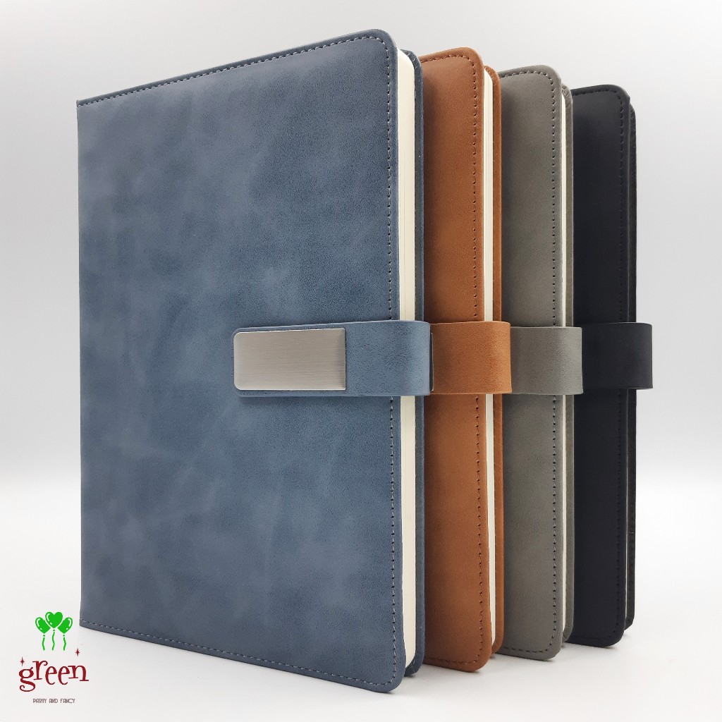 

Notebook kulit A5 Notebook hardcover Buku jurnal Buku Diary Agenda A5 Notebook kancing Leather notebook | AL-105