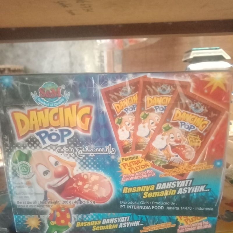 

permen dancing pop perkotak isi 40