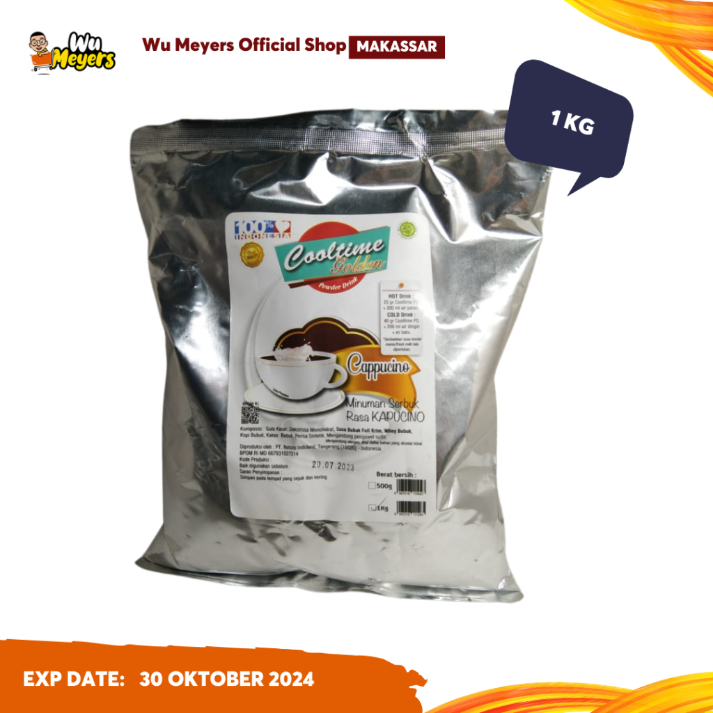 Cooltime Cappucino 1kg - Minuman Bubuk Instan - Wu Meyers Makassar