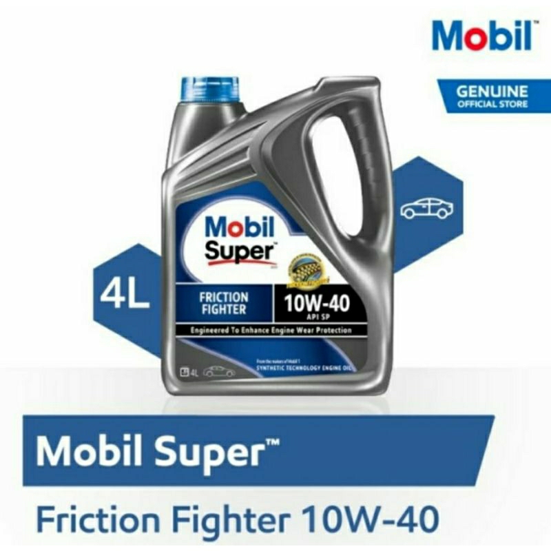 Oli Mesin Mobil Friction Fighter 10W-40/10W-40/10W-40 Api SP 4 L