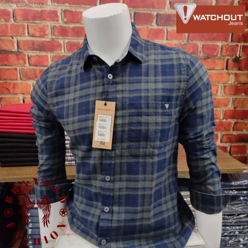 WATCHOUT JEANS BIPSP KEMEJA LENGAN PANJANG JS302920127 NAVY
