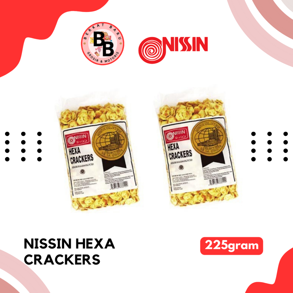 

[BB SNACK] NISSIN HEXA CRACKERS PACK 225GRAM