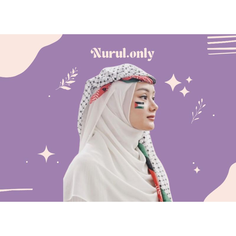 Kerudung Palestina Segi Empat Viral Hijab Palestina