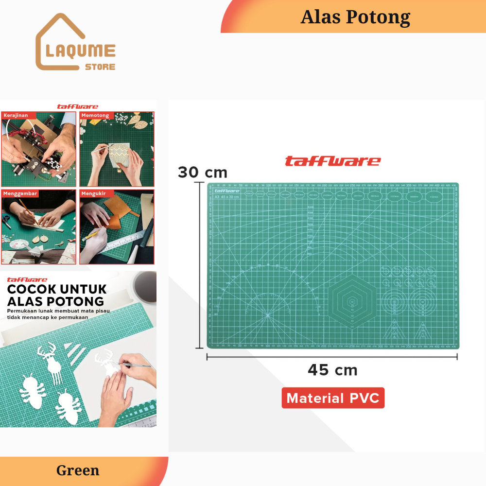 

Taffware Alas Potong | Cutting Mat Pad A3