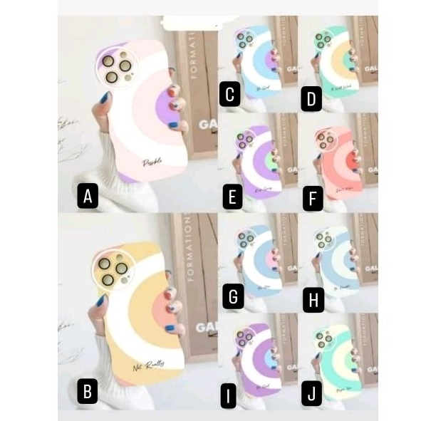 CASE GELOMBANG ABSTRAK, OPPO A54 4G