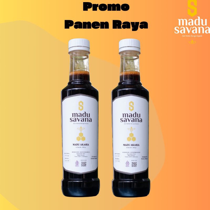 

promo panen raya Madu Murni Asli SAVANAAKASIA 100% Alami Pure Natural Raw Honey