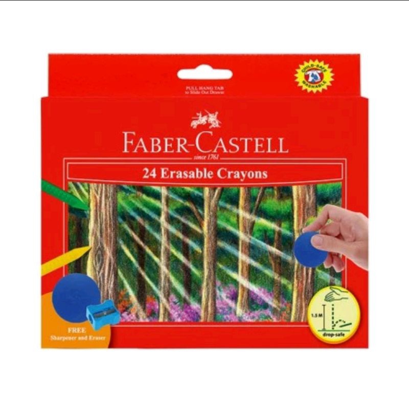 

Faber Castell Erasable Crayon isi 24