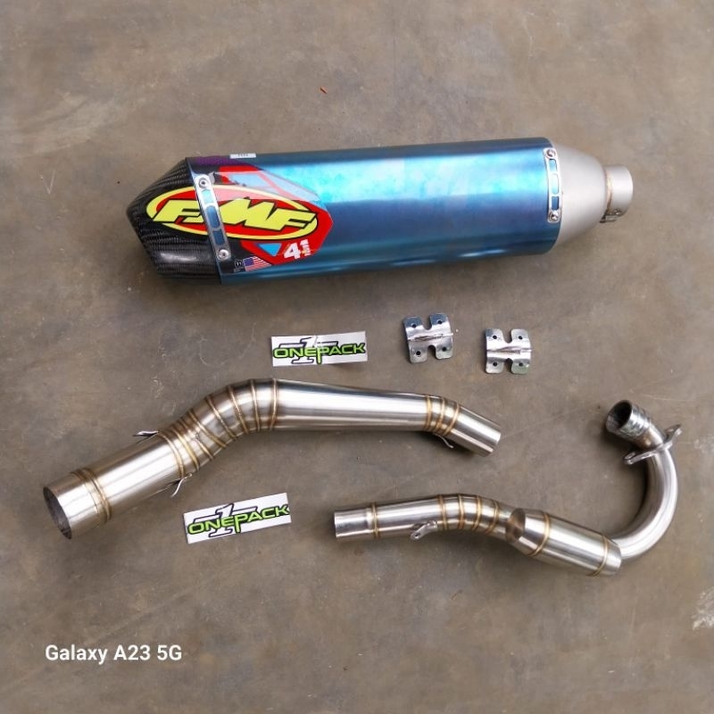 Knalpot FMF 4.1 RCT SUPERCOPY UNTUK CRF150L, KLX150, DTRACKER, WR155 SUPERMOTO TRAIL DLL
