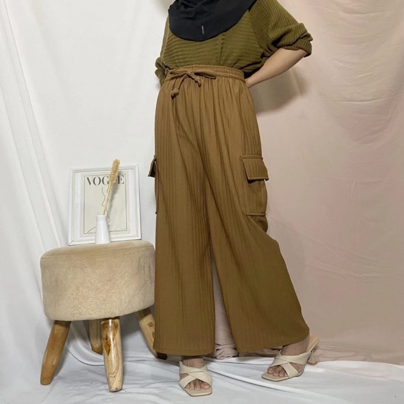 Knit hornets cargo premium / cargo pants knit hornets terbaru