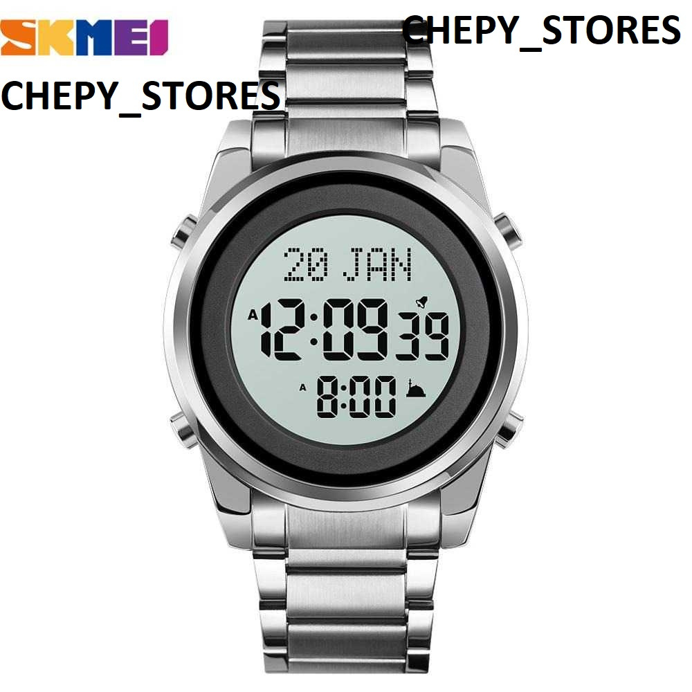 SKMEI Jam Tangan Digital Pria Muslim Qibla - 1734