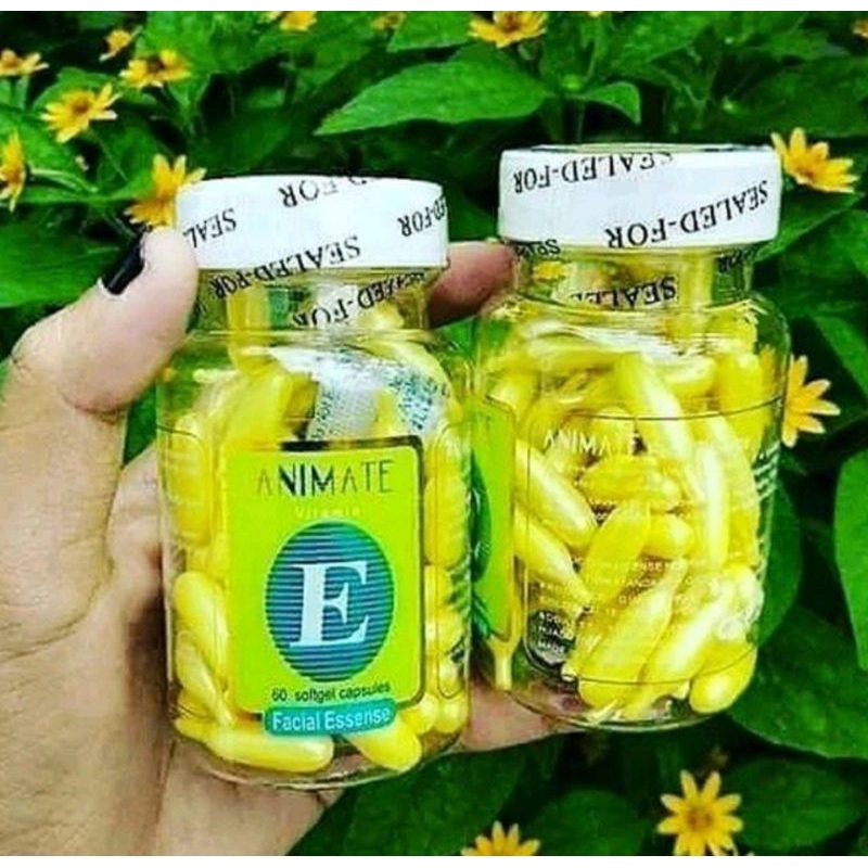 Animate Serum VIT E Facial Essense 60 Kapsul/ Serum Animate