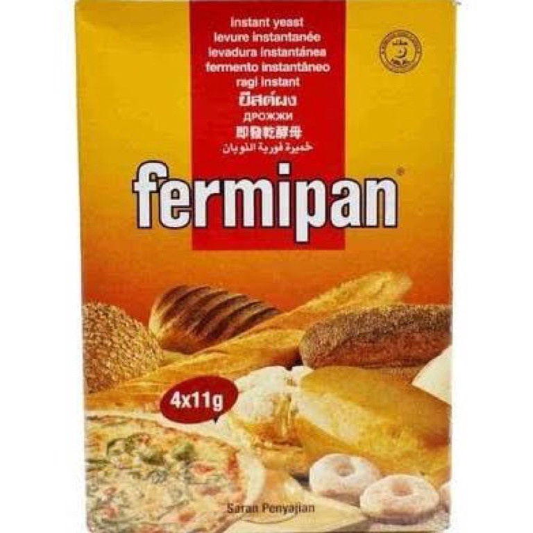

Re44dy Fermipan Ragi instant 1 box isi 4 x 11gr sachet [306]