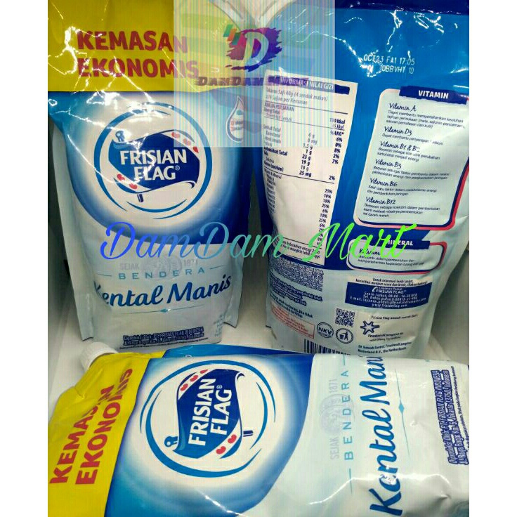 

FQJL9808 9.9 BRANDS FESTIVAL Frisian Flag susu kental manis pouch 545g