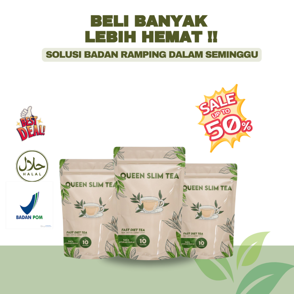 

Diskon 50% slimming tea herbal alami menurunkan berat badan hingga 7 kg
