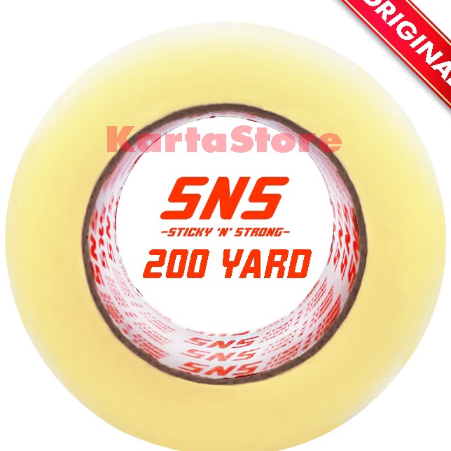 

LAKBAN BENING / COKLAT 200 YARD x 45mm SNS Sticky N Strong