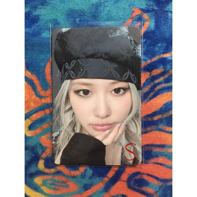 [READY] PHOTOCARD BLACKPINK ROSE TOPI BARET OFFICIAL