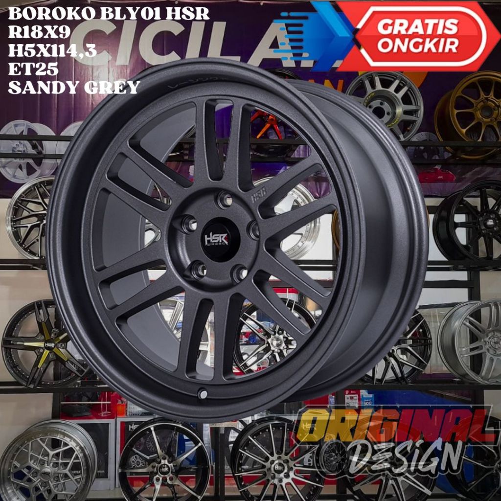 Velg Mobil INNOVA , OUTLANDER , JUKE , XTRAIL , HSR BLY01 RING 18 R18