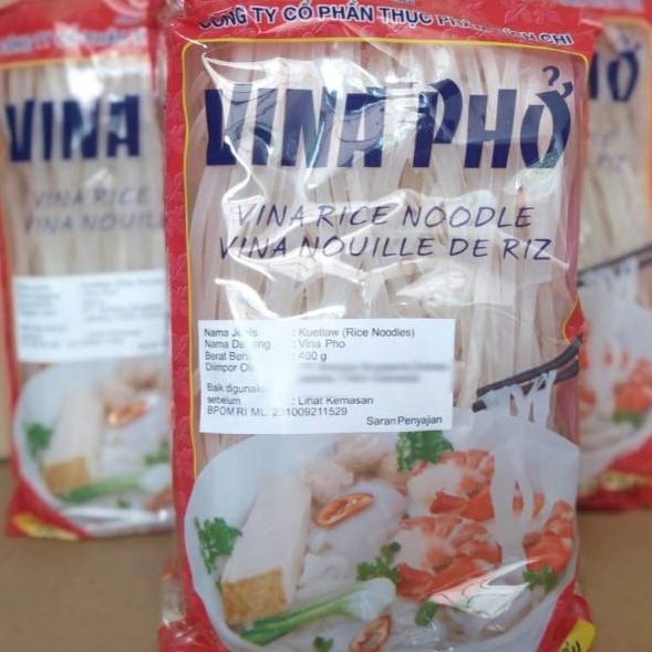 

GGDQ5113 READY STOK Vina Pho Rice Noodle | Kwetiaw Vietnam 400gr