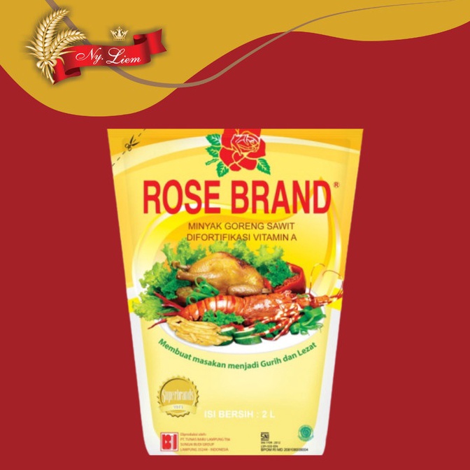 

YKMT8 ROSE BRAND Minyak Goreng 2 liter dykks