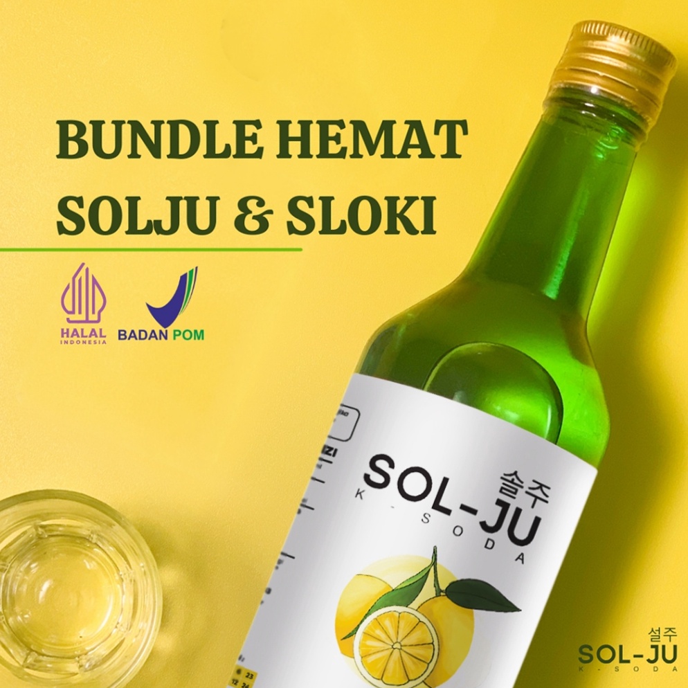 

[☾Q58/] Paket SOLJU HALAL SODA KOREA & SLOKI Kerenz