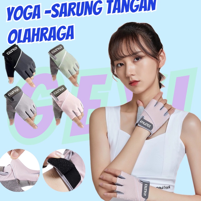 Sarung Tangan Gym/Sarung Tangan Gym Wanita/Sarung Tangan Motor/Gloves 7945