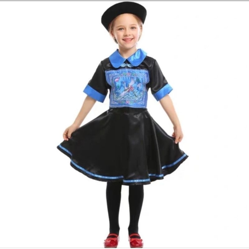 zombie vampir china kostum anak | chinese ghost vampire costume girl kids halloween