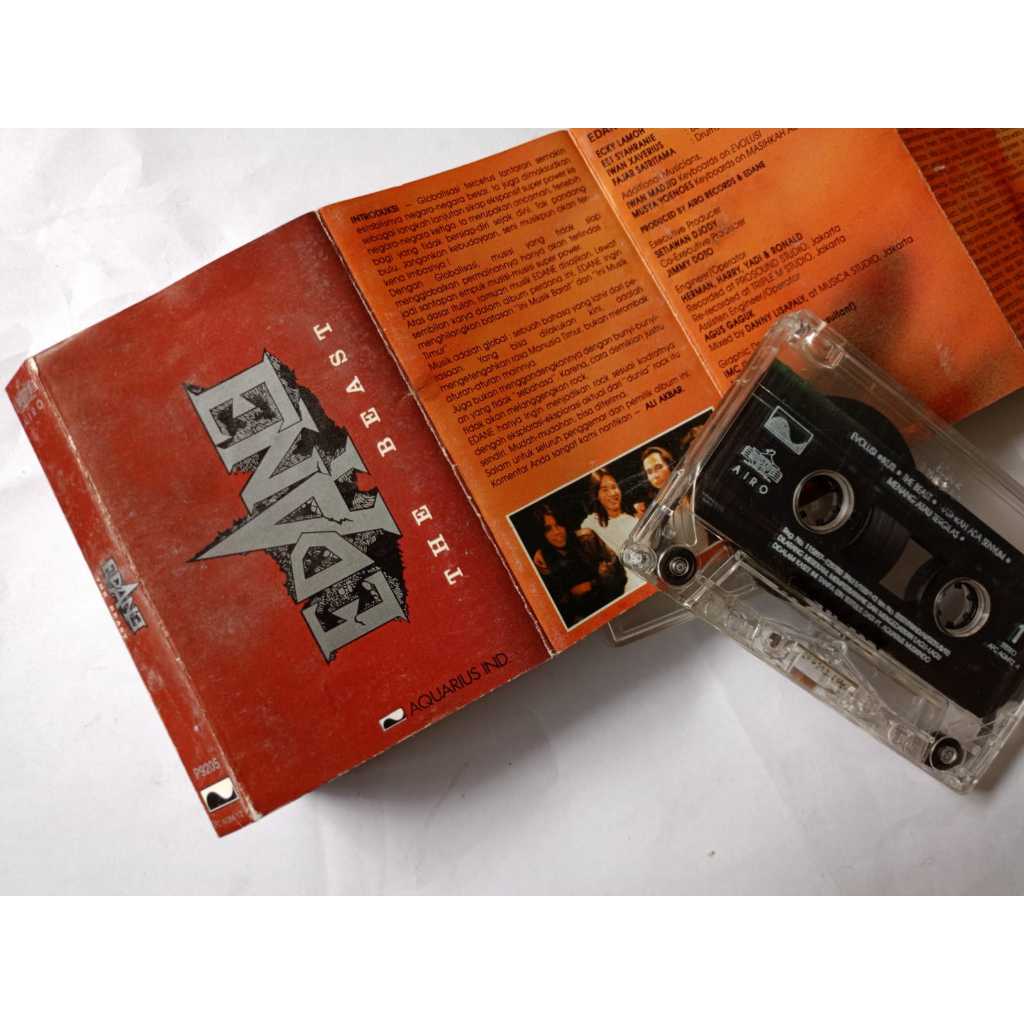 Kaset Pita Original | Album EdanE "The Beast" (Preloved)