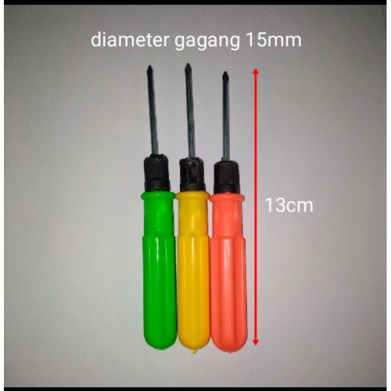 OBENG KECIL BOLAK BALIK OBENG KEMBANG PLUS MINUS