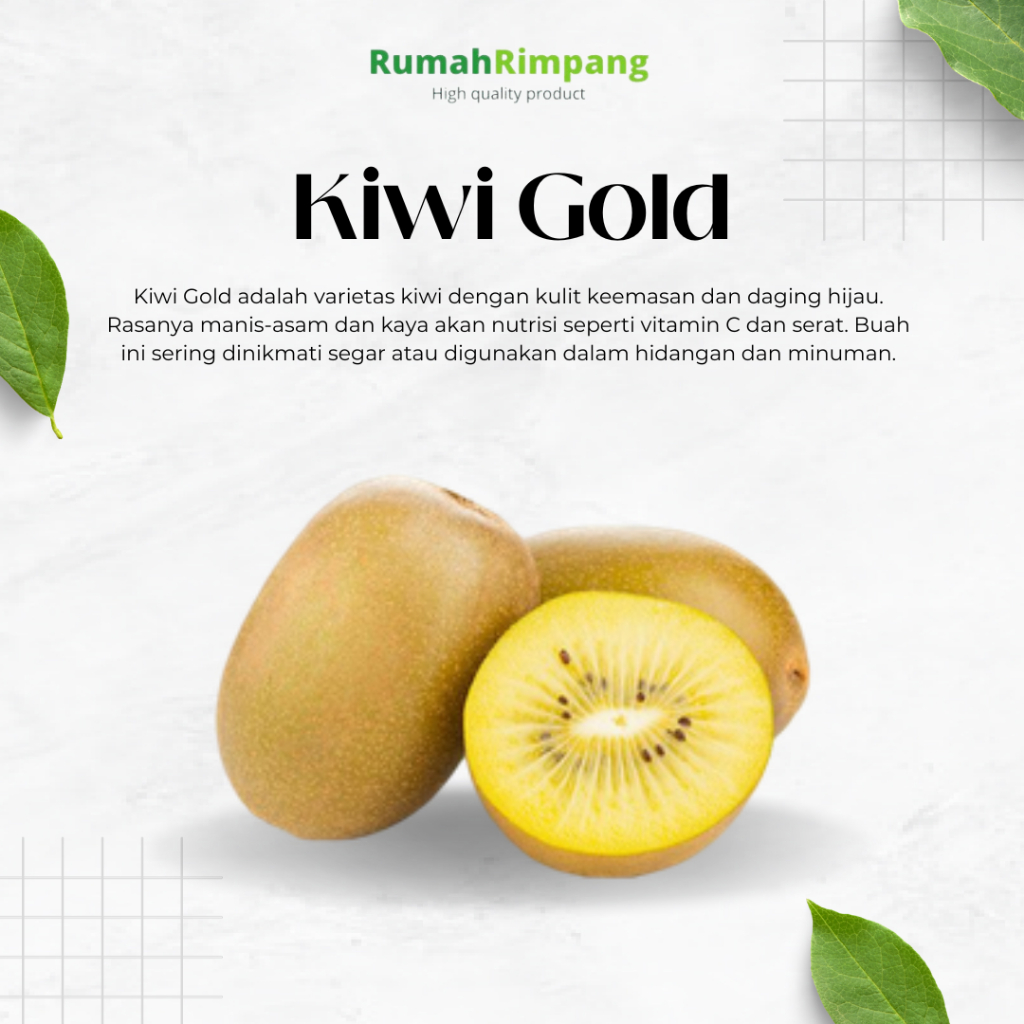 

[BISA INSTAN] JUAL BUAH KIWI GOLD - KEMASAN 200-250 GR
