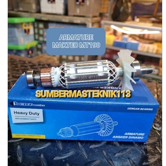 ARMATURE MT190 MAKTEC ANGKER ROTOR MESIN PLANER MAKTEC MT 190 BENZ