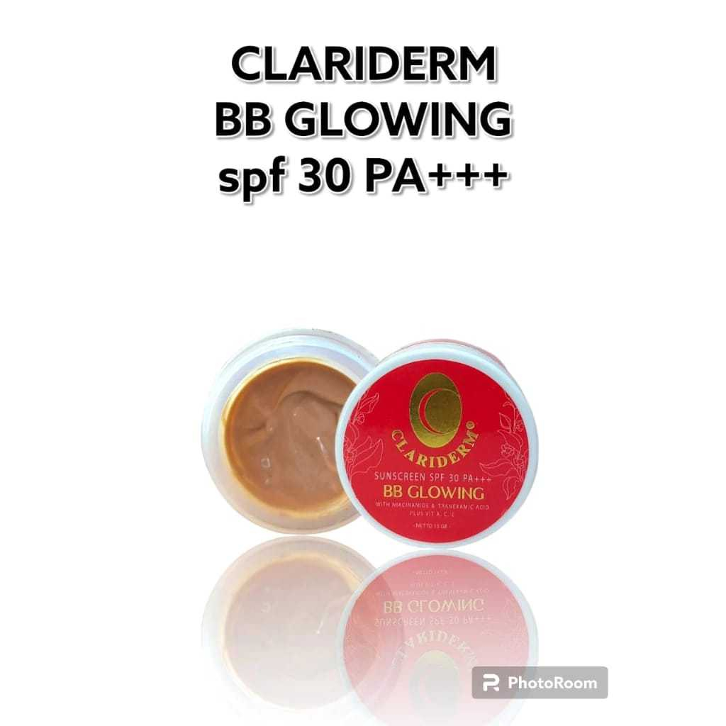 Clariderm BB Glowing SPF 30++/Krim Pelembab Wajah Siang Hari