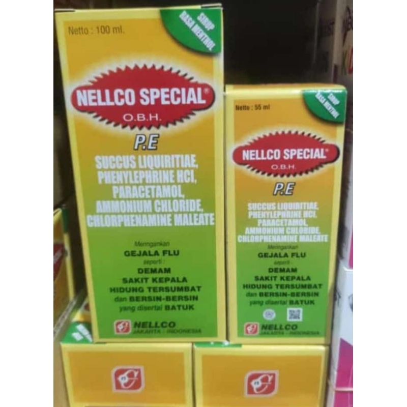Obat batuk Nelco Special PE (100ml / 55ml)