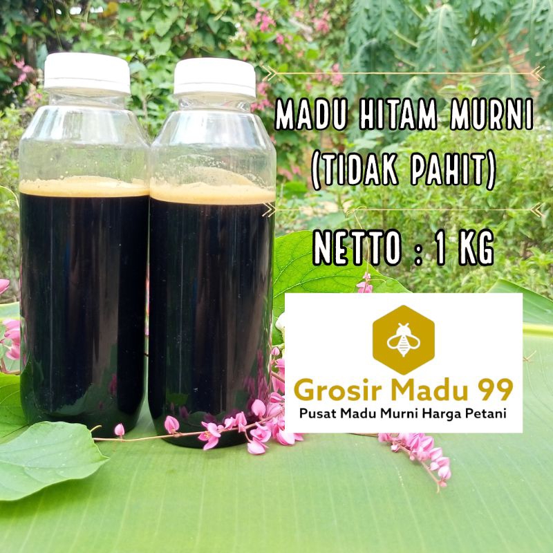 

Madu Hitam Asli Murni 100% Tanpa Campuran Hutan Akasia Carva 1kg 1000gr