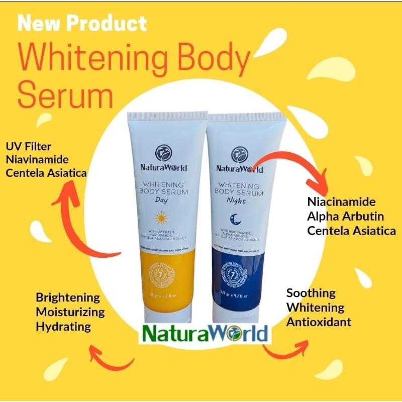 WHITENING BODY SERUM NATURA WORLD
