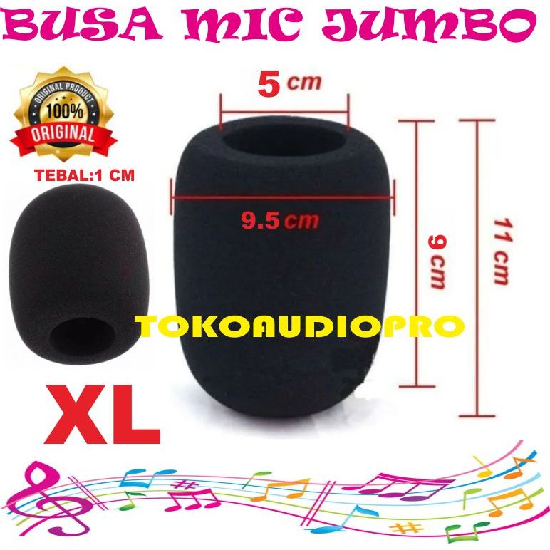busa mic besar busa mic jumbo windscreen microphone condensor