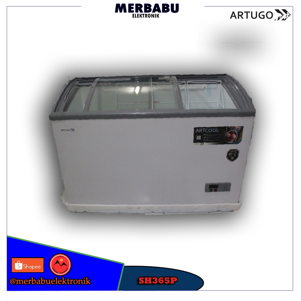 ARTUGO Chest Freezer Box SH 365 P (Sliding Glass) Kapasitas 308L