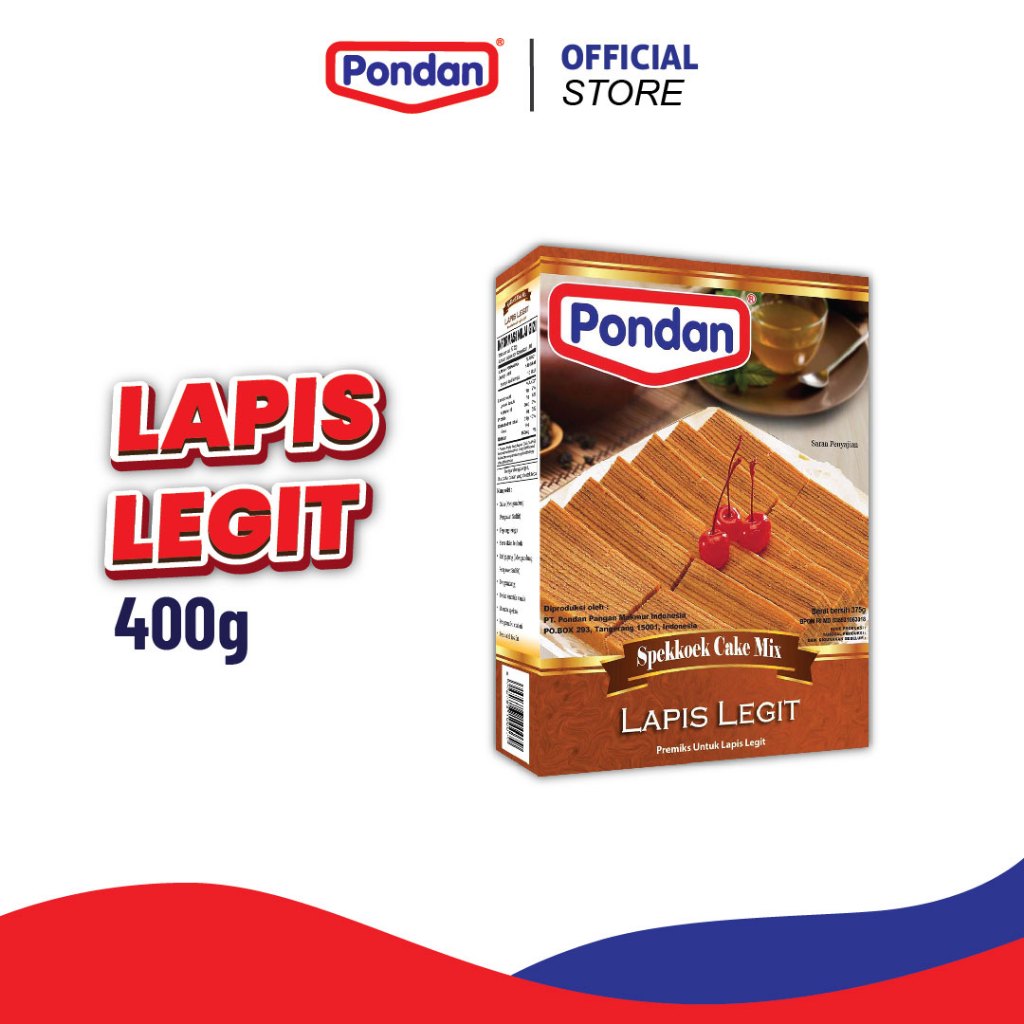 

Pondan Lapis Legit 375g