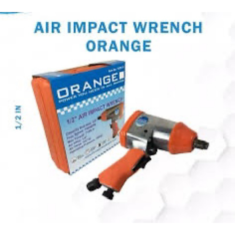 AIR IMPACT SET WRENCH ORANGE IMPACT ANGIN SET