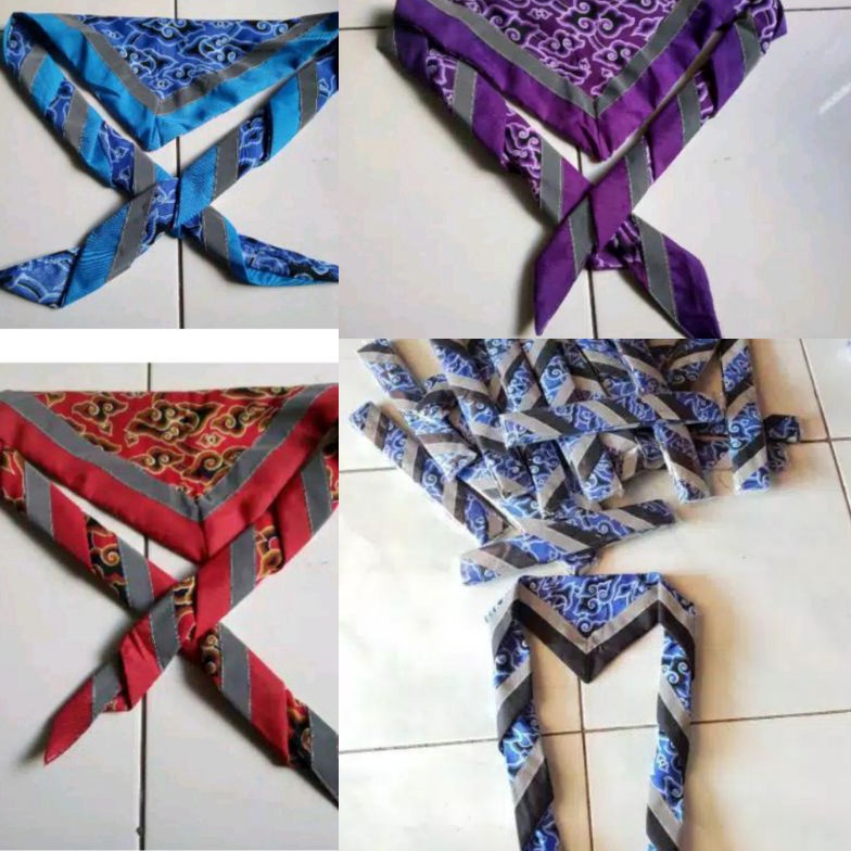 COD Scarf pramuka batik Mega mendung Paling Popular