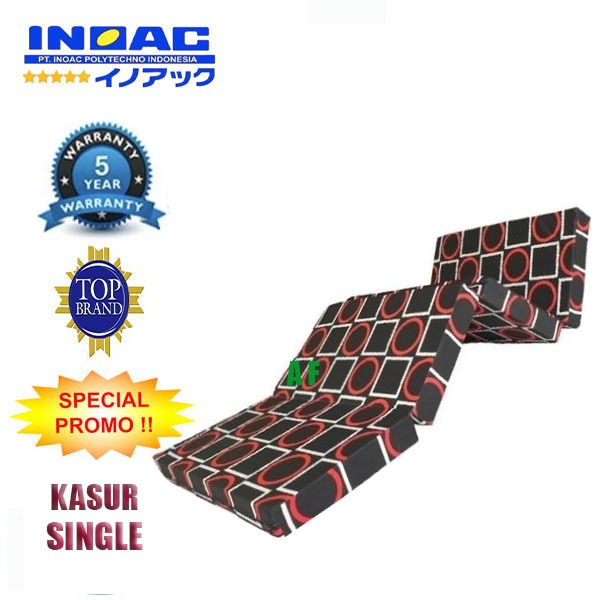 kasur lipat inoac tebal 10 cm  garansi