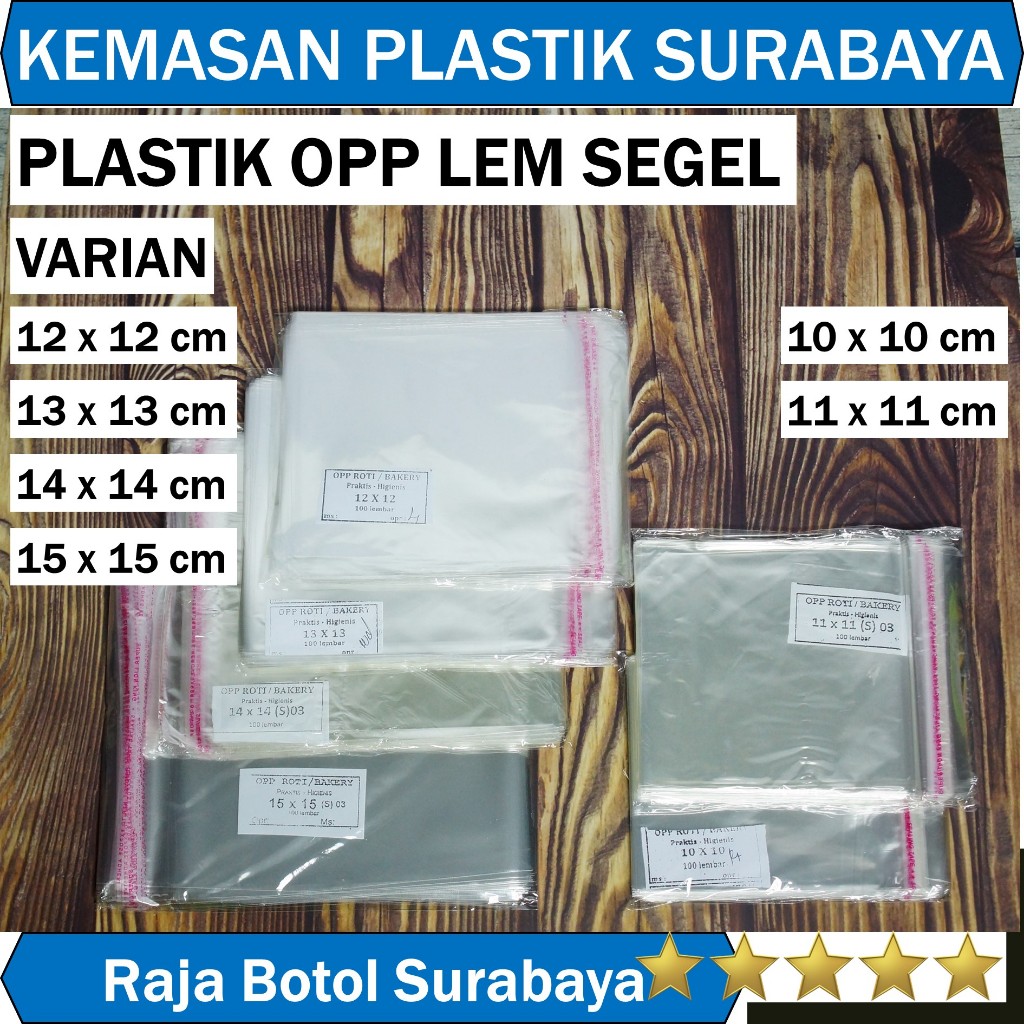 

Plastik OPP Seal Lem Bungkus Sendok Roti Snack Aksesoris Buket Uang