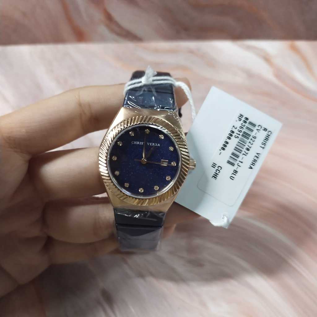 Jam Tangan Original Wanita Christ Verra CV-922707L