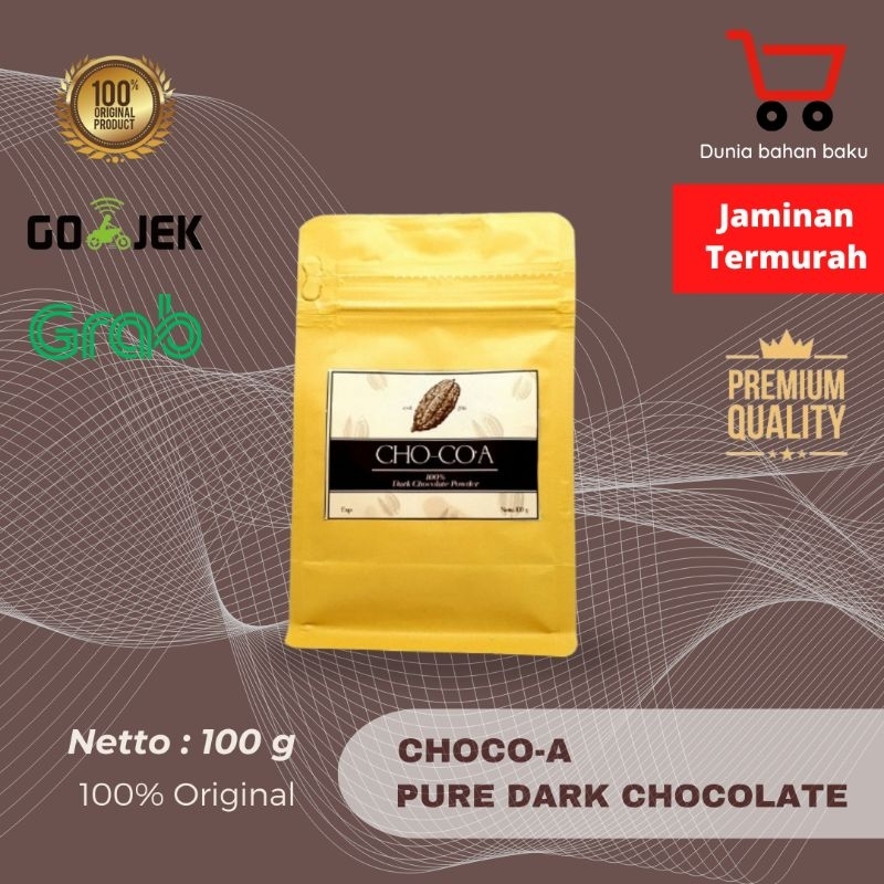 

Bubuk DARK CHOCOLATE Powder 100% Dark Chocolate Special Minuman