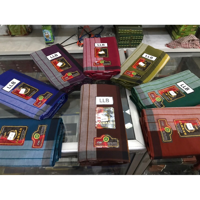 SARUNG JAMRAH MOTIF LLB WARNA MENARIK KAIN HALUS