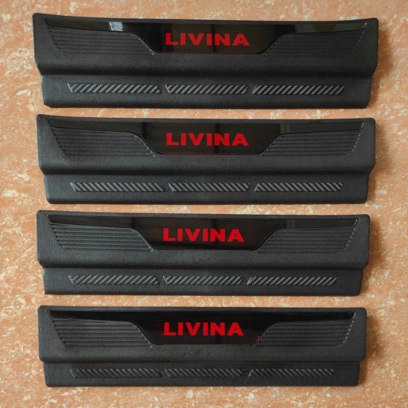 silplate sill plate samping pijakan pintu mobil nissan x gear livina / grand livina / all new livina