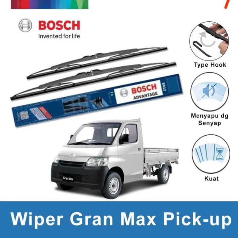 Wiper Blade Kaca Depan Mobil Grand Max Pick Up Bosch Ori 19" 19"